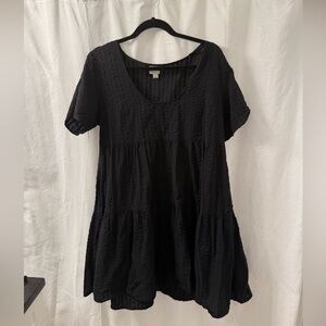 a new day Black Tiered dress